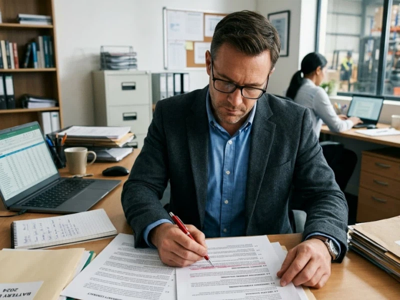 Reviewing forklift battery warranty contract clauses, focusing on capacity testing baseline retention, temperature extreme exclusions, and pro-rata schedules. Reviewing forklift battery warranty contract clauses, focusing on capacity testing baseline retention, temperature extreme exclusions, and pro-rata schedules.