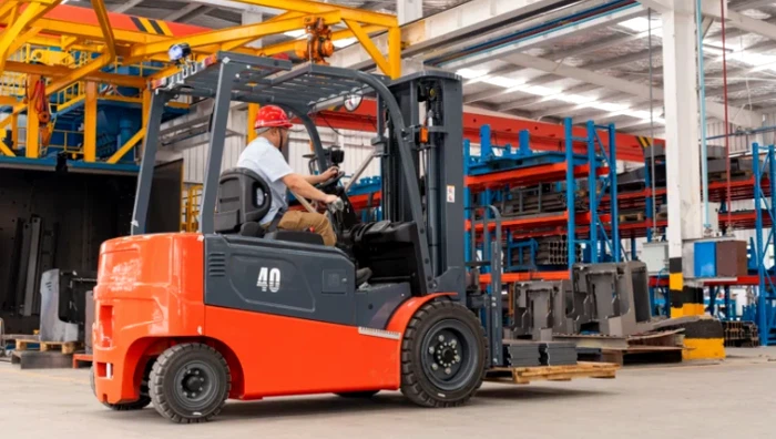 forklift in factory forklift in factory