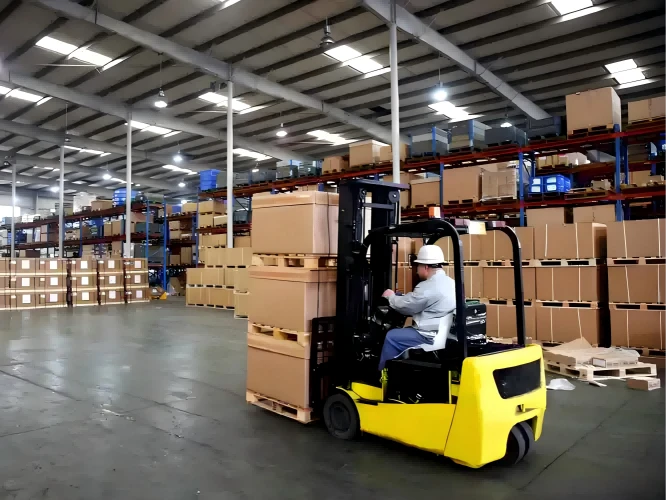 Warehousing and distribution forklift application Warehousing and distribution forklift application